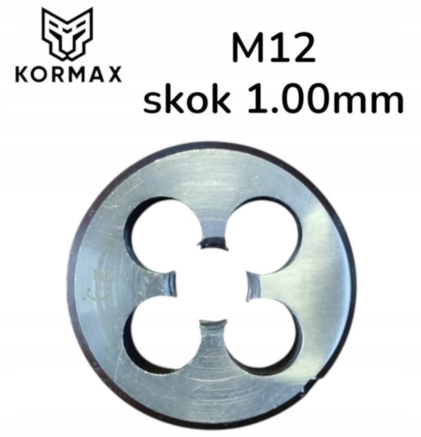 Kormax HSS Ronde Schroefdraad Snijplaat M12x1 - 38mm