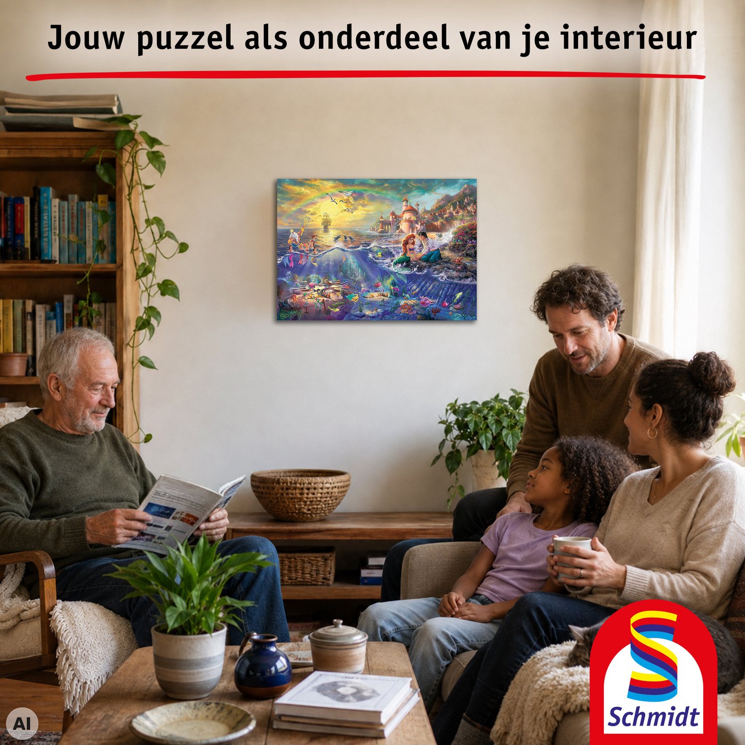The Little Mermaid - Puzzel 1000 stukjes — afbeelding 3