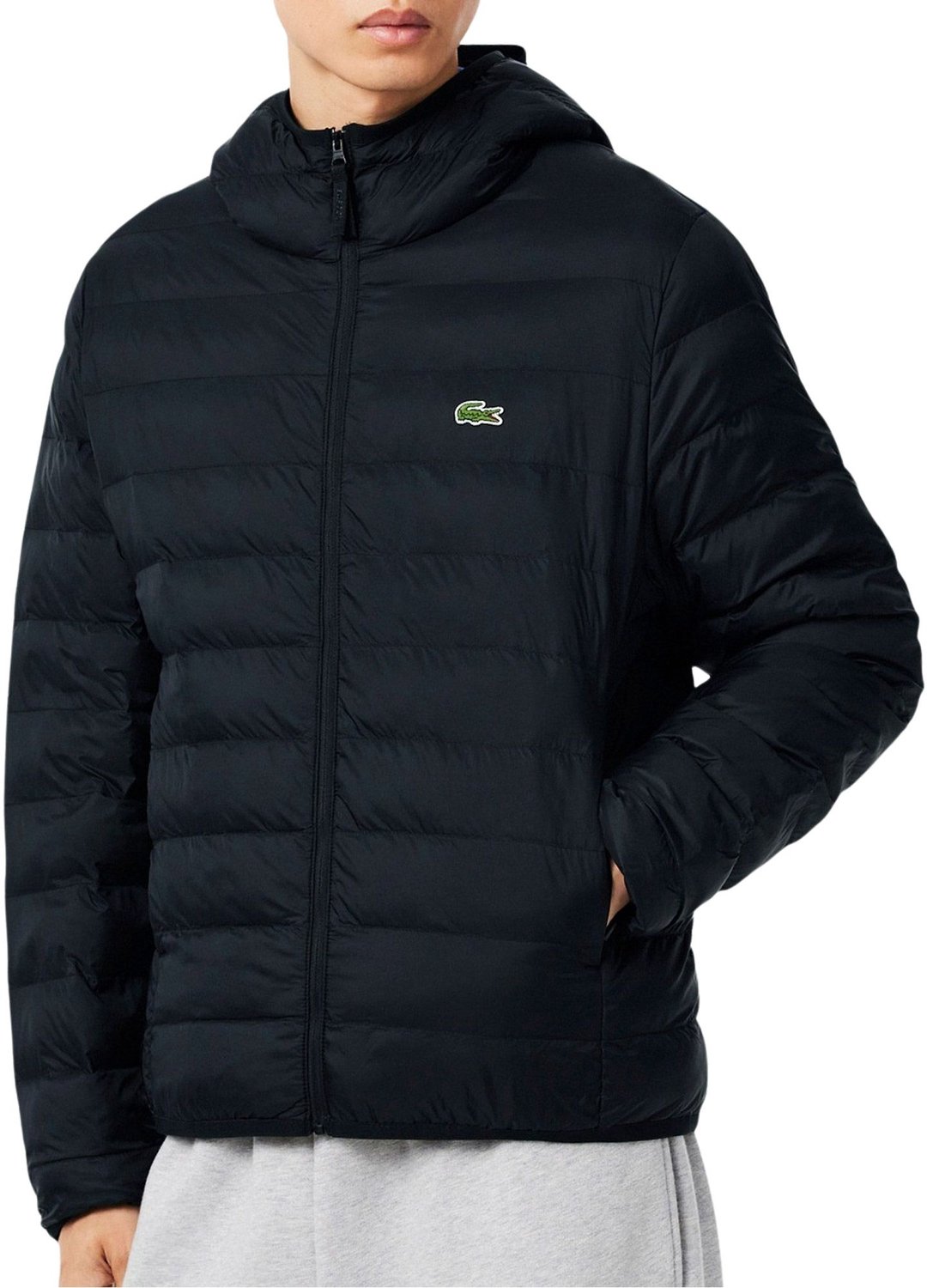 Lacoste Puffer Windjack Heren Zwart