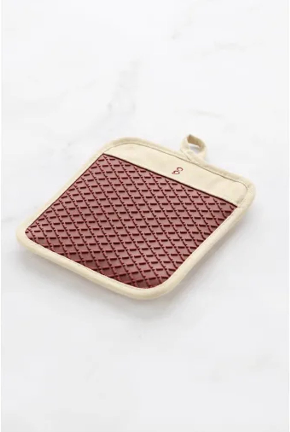 Point-Virgule Silicone pannenlap Maroon/Warm Beige