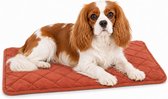 Hondenkussen - orthopedisch hondenkussen - benchkussen memory foam - Weimar Cognac XS - hoogste kwaliteit ligcomfort - antislip - 55,5cm
