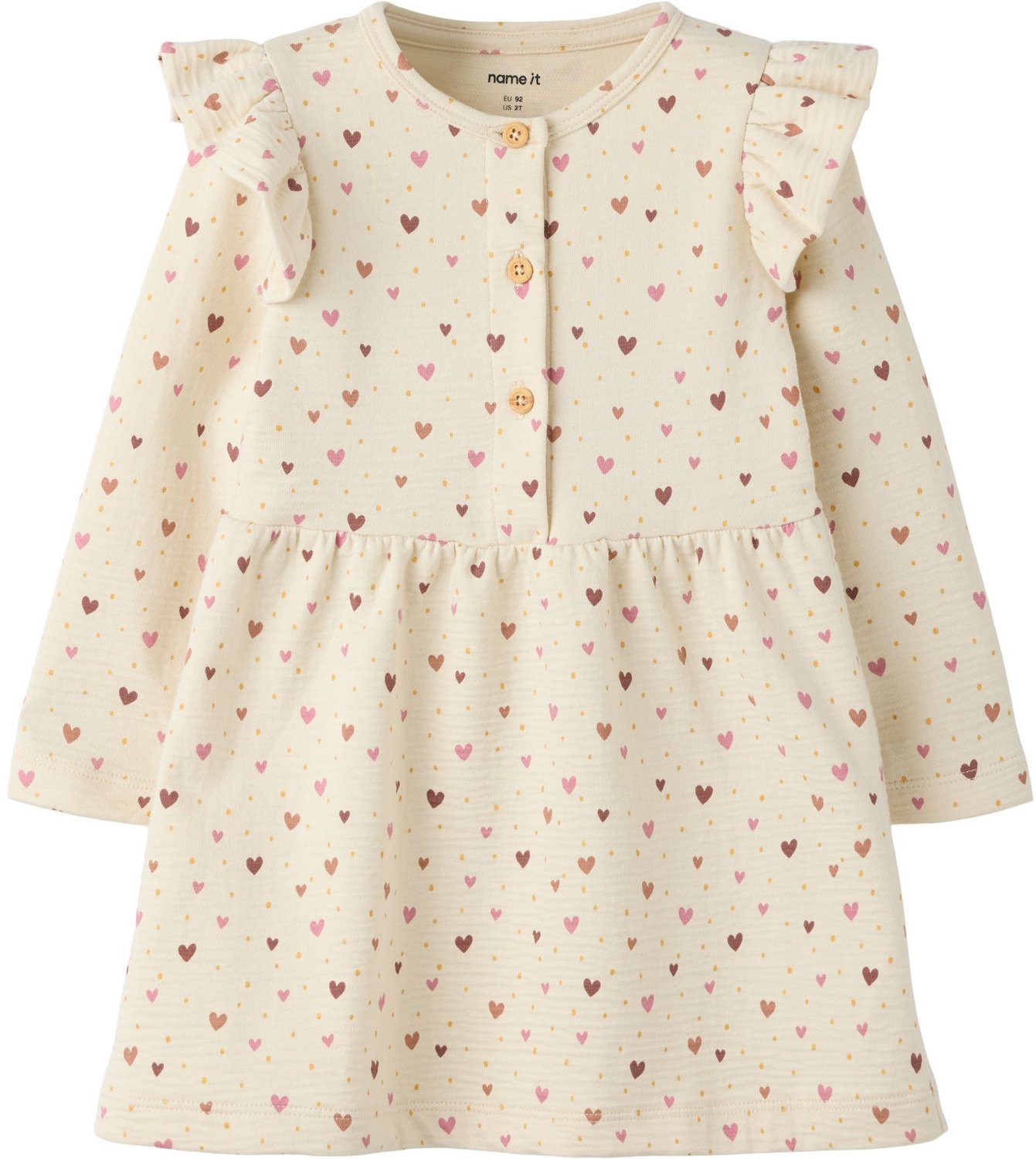 Name it Jurk Print lange mouwen