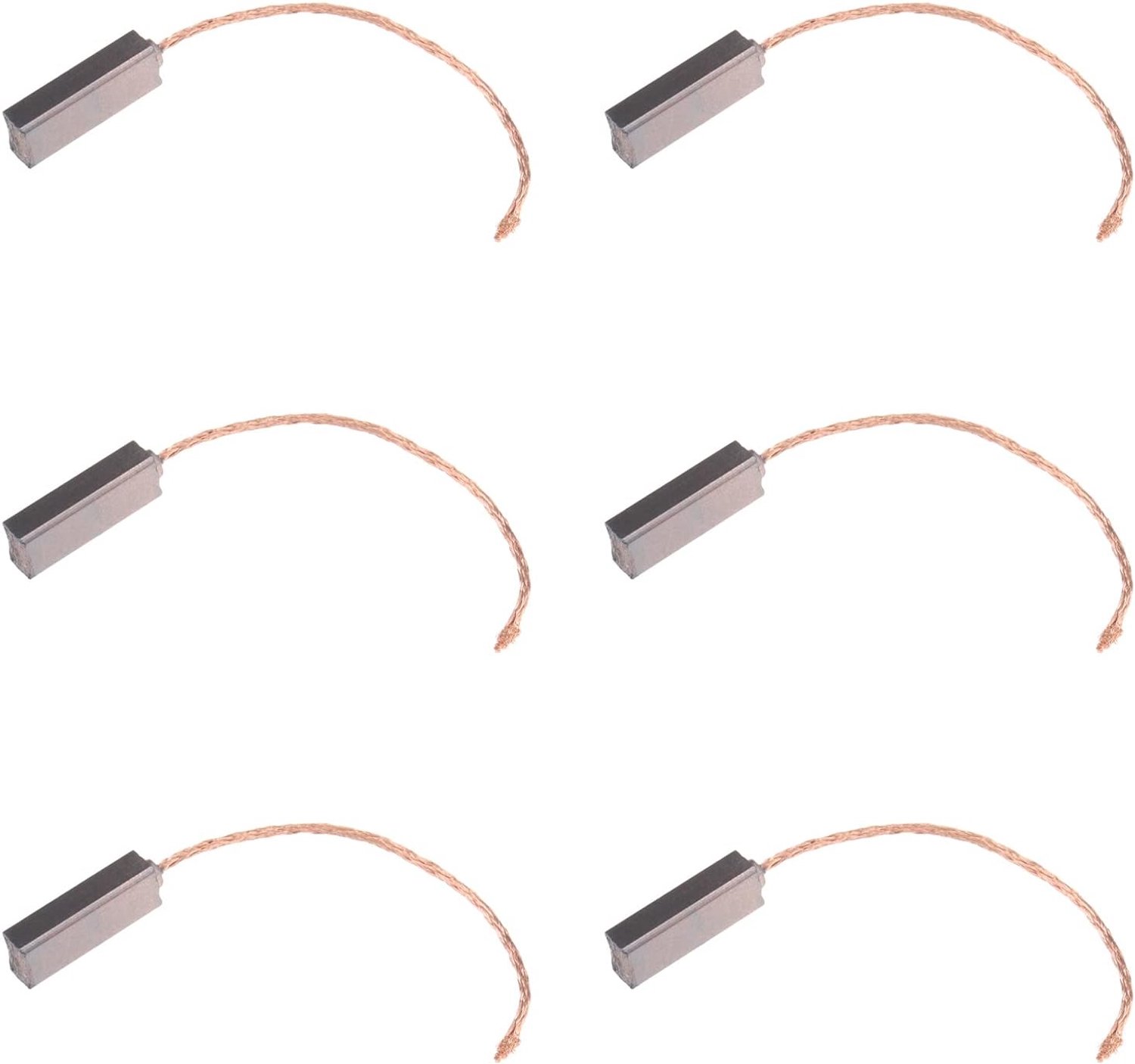 Alternator borstels 6Pcs - Carbon - 65mm koperdraad - Geschikt voor Renault en Citroen - ShopVlot