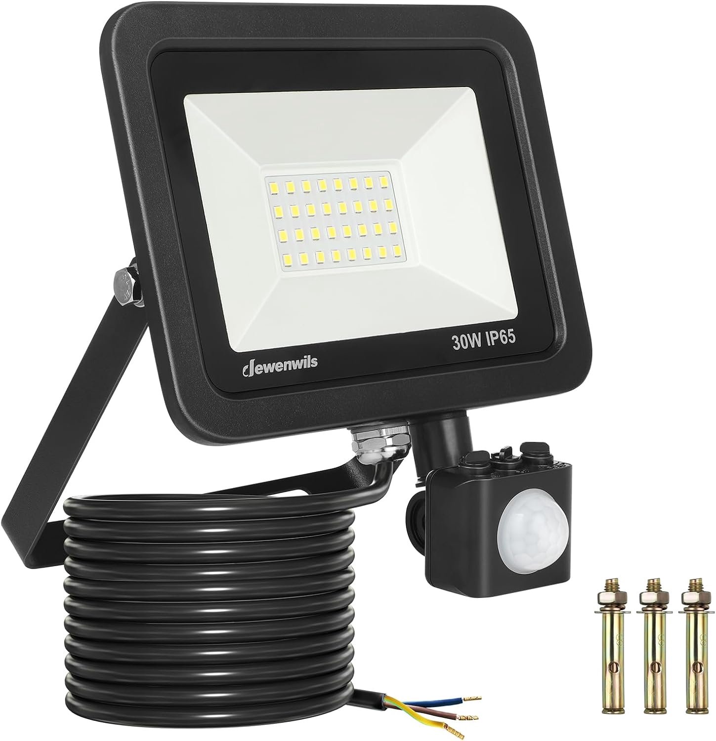 LED spot met bewegingsmelder buiten - 900LM - hoge helderheid - automatische inschakeling bij beweging - ShopVlot