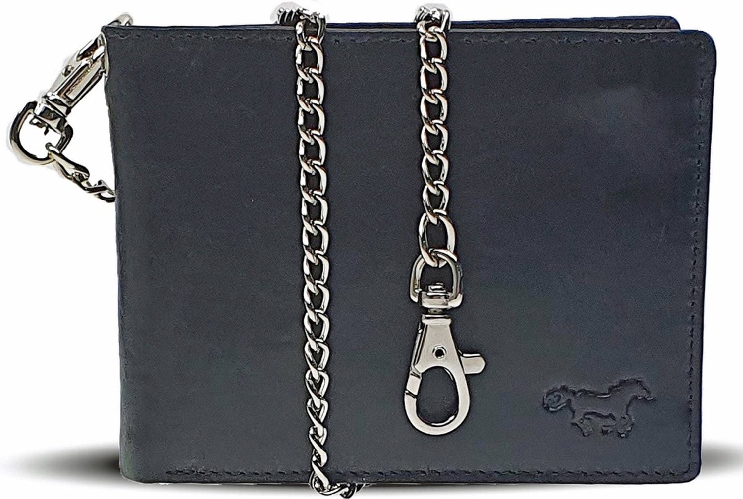 Portemonnee Heren met ketting - Grote portemonnee uitgebreid - Chain Wallet - Biker Wallet - Heren portefeuille - zwart