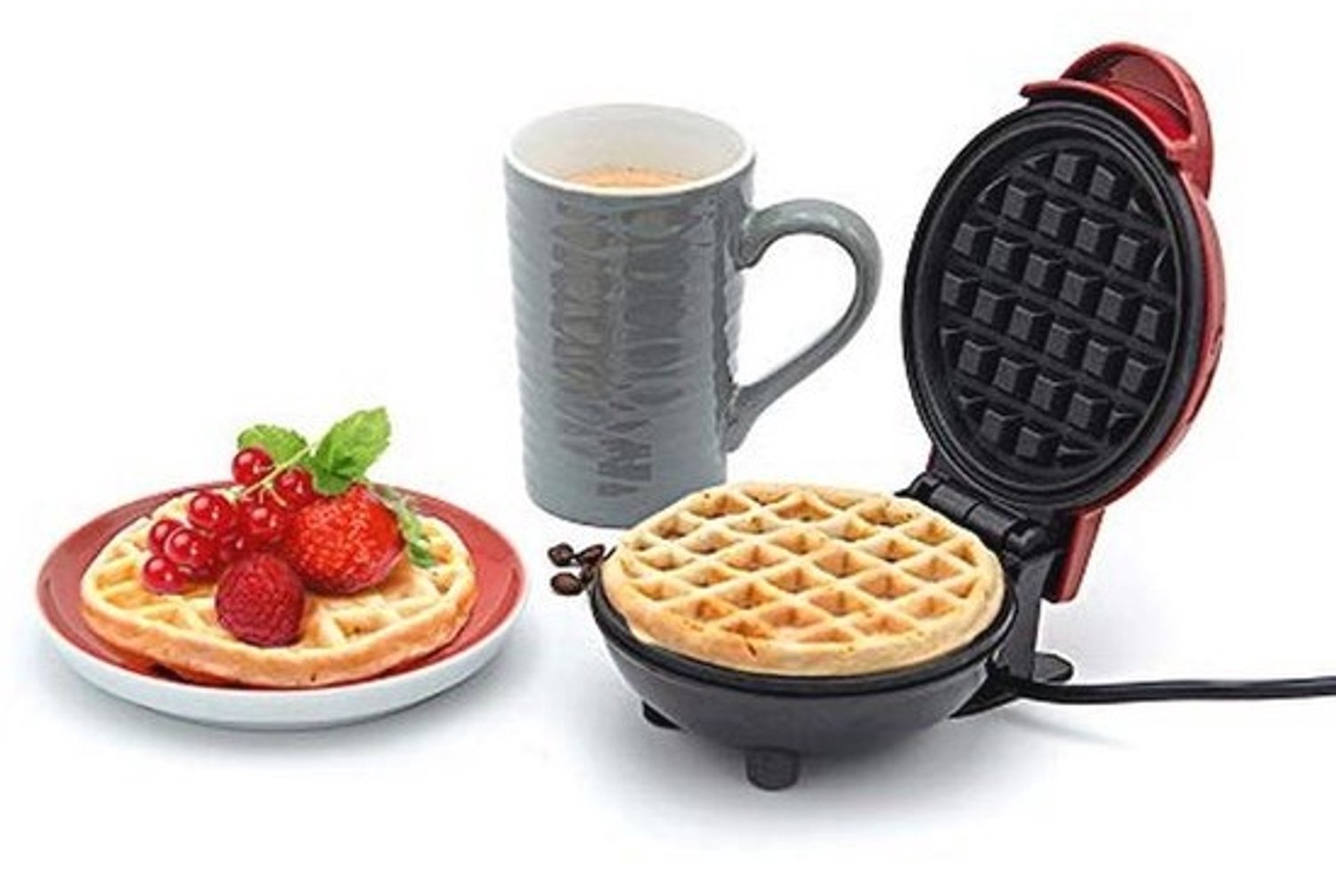 Miniwafelijzer - Voor snel en eenvoudig wafels bakken