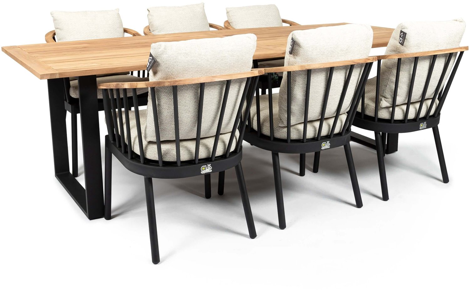 Apple Bee Condor Dining Salon de jardin 240 x 95 cm - 7 pièces