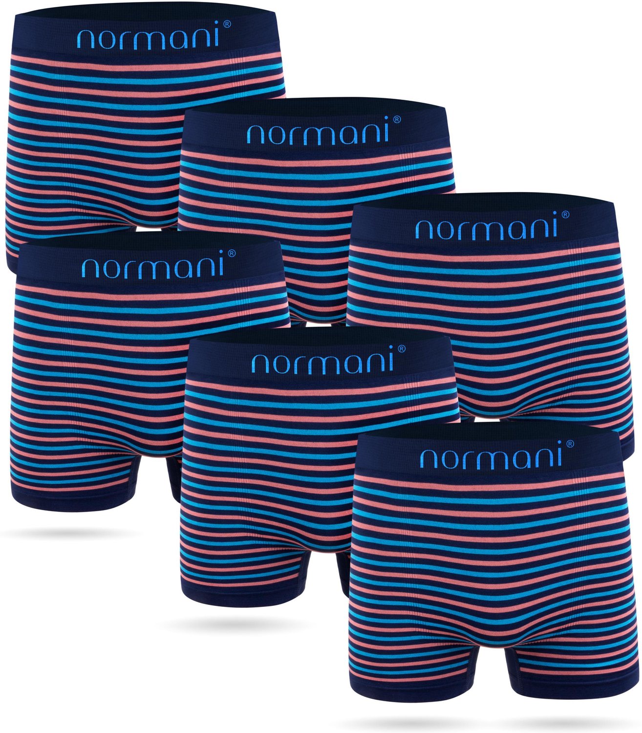 6 stuks microvezel-boxershorts voor heren van nylon