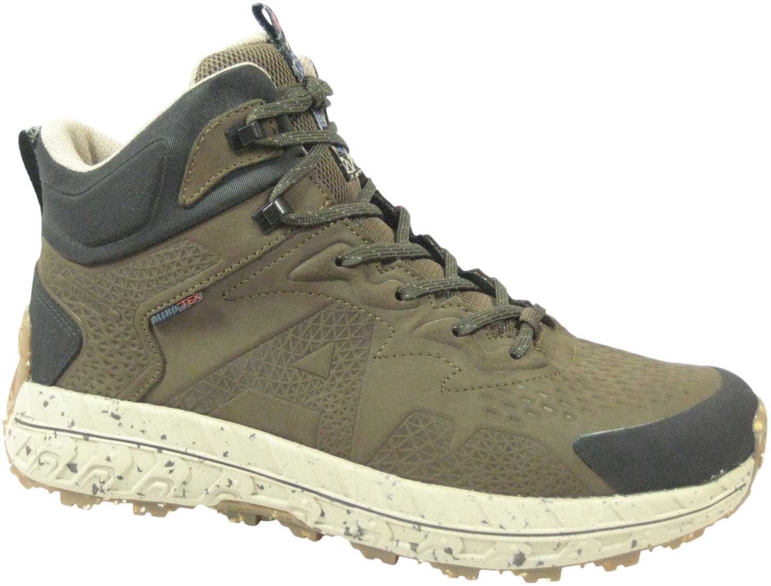 Allrounder by Mephisto Heren wandelschoen half hoog Veel demping Middenbruin