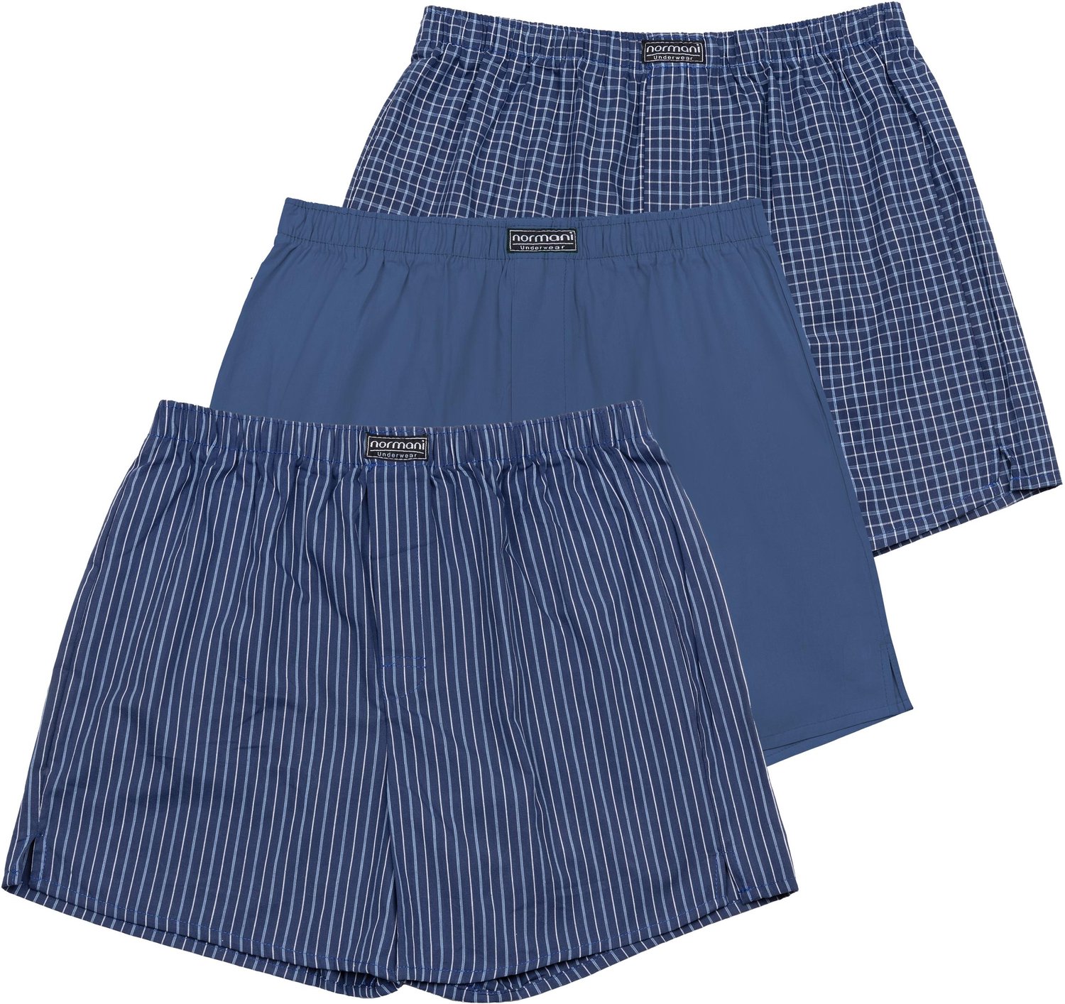 3 stuks geweven boxershorts voor heren
