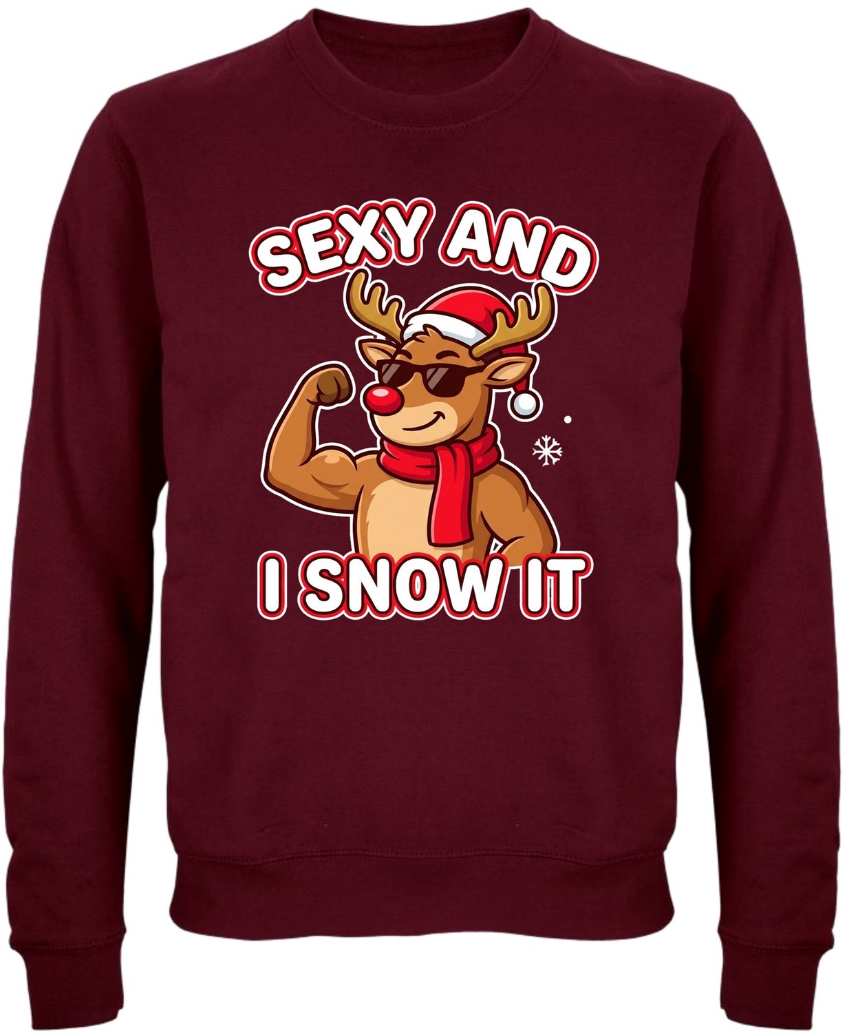 Sexy And I Snow It Kersttrui - Dames Heren - Rendier - Unisex - Kerst Cadeau - Grappig - Foute Kersttrui - Maat S