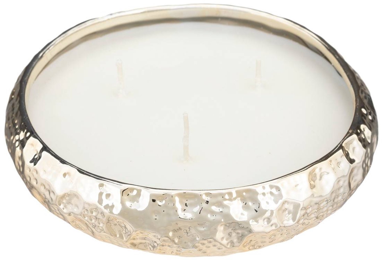Feeric lights & Christmas Geurkaars Keramische Kom Goud Blanc