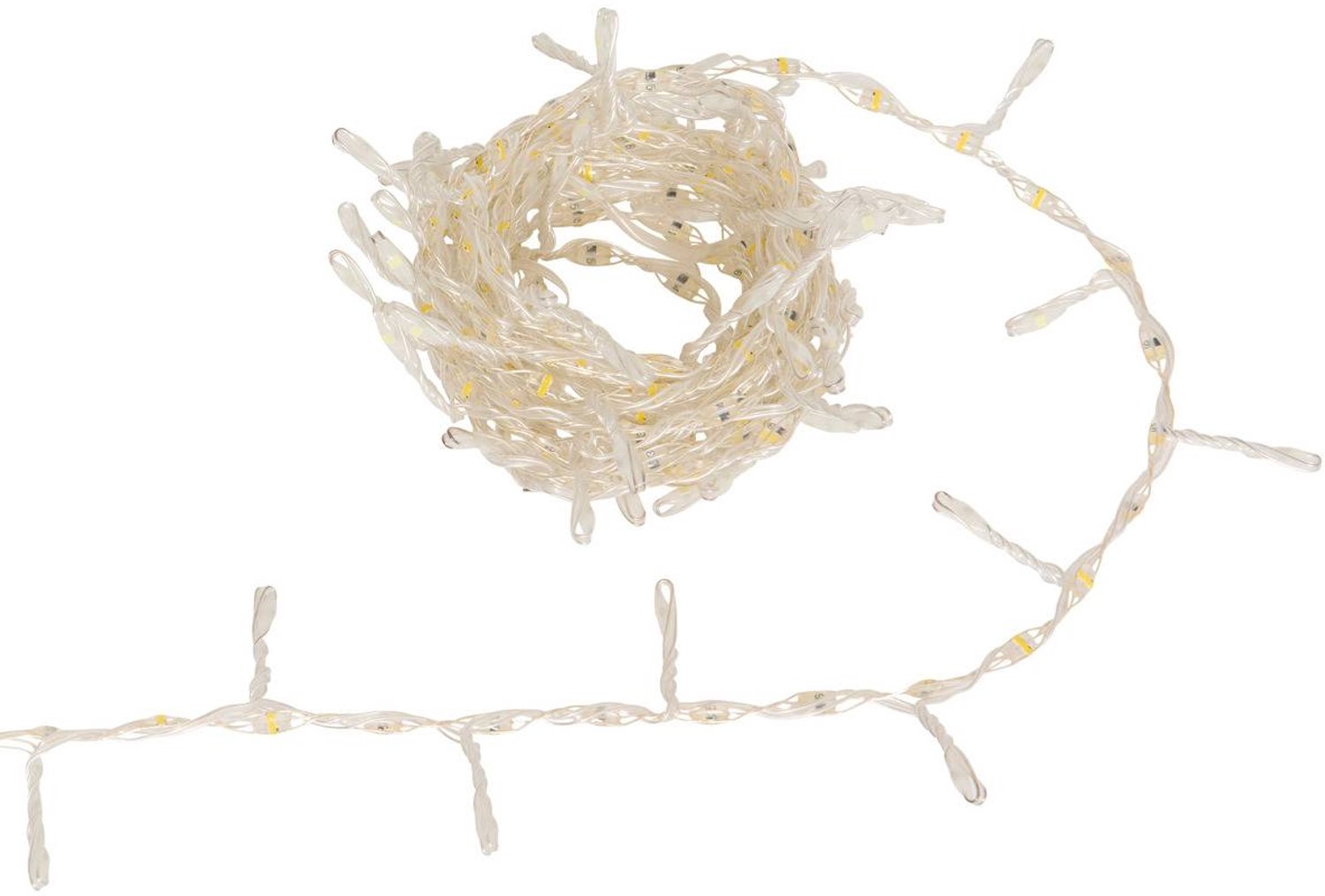 Guirlande lumineuse extérieure 300 LED duo blanc chaud blanc chaud l.4m cuivre