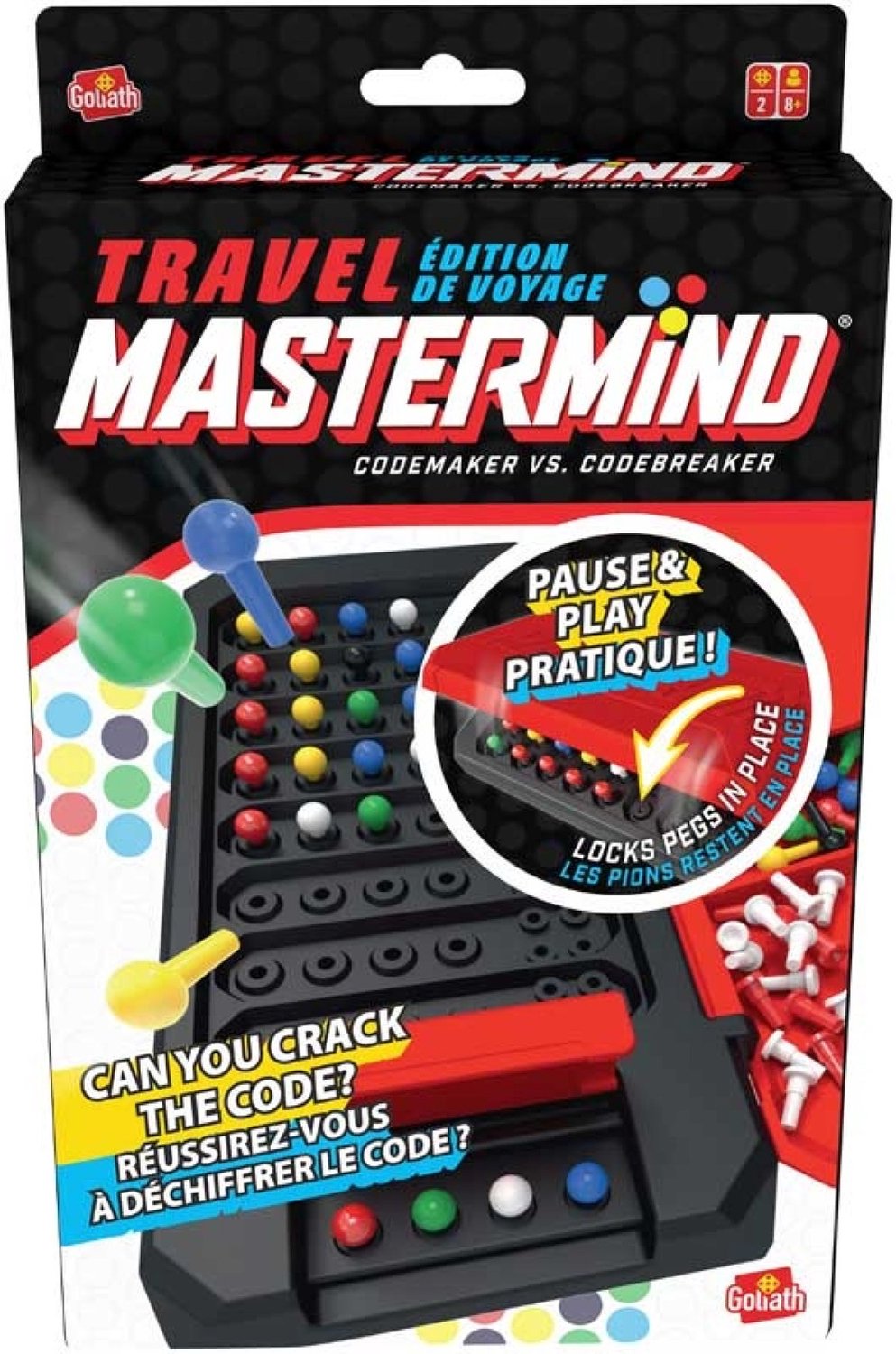 Goliath Mastermind reisspel educatief spel compact voor kinderen.