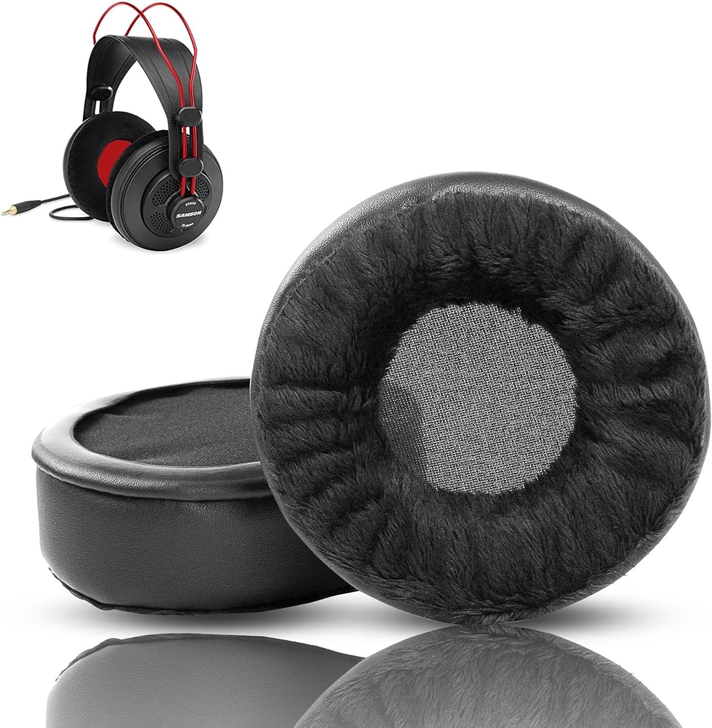 Oorkussens vervanging - SR950/SR850 - velvet/memory foam - comfortabel voor langdurig gebruik - ServiceTopper