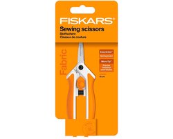 Creativ Company schaar soft-touch micro spids oranje 15cm naaien.