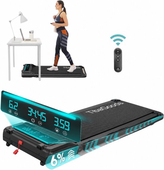 TibaGoods Loopband 1 t/m 6 km/u