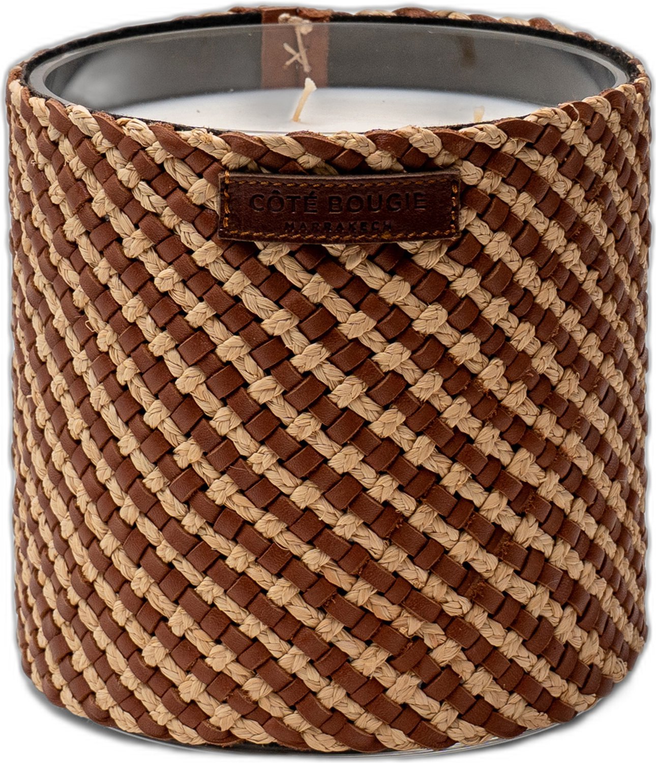 Côté Bougie geurkaars Raphia Cuir May- Amber -L Bruin