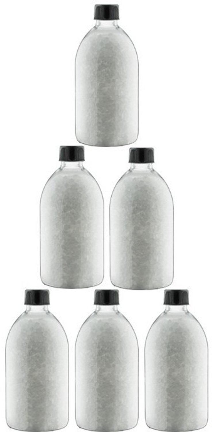 Claudius Badzout No Scent No Colour - 600 gram - Fles met zwarte dop - set van 6 stuks - pure ontspanning