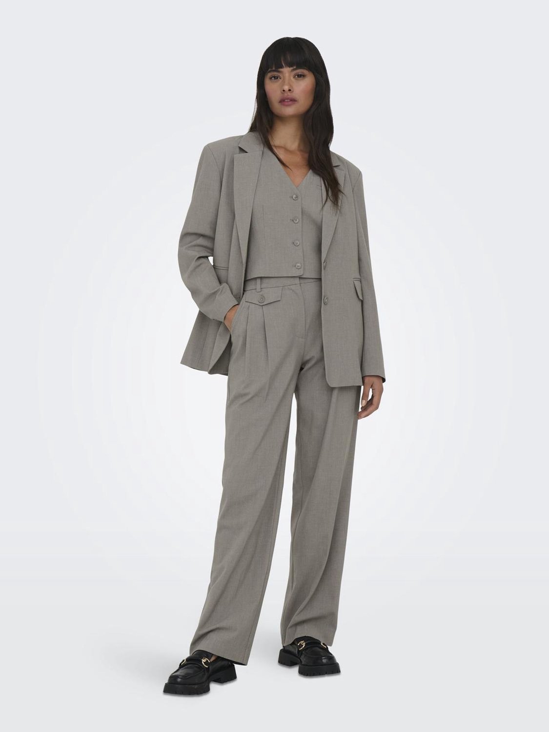 ONLY - ONLMAVIS MEL L/S LOOSE BLAZER CC TLR - Dames - Blazers