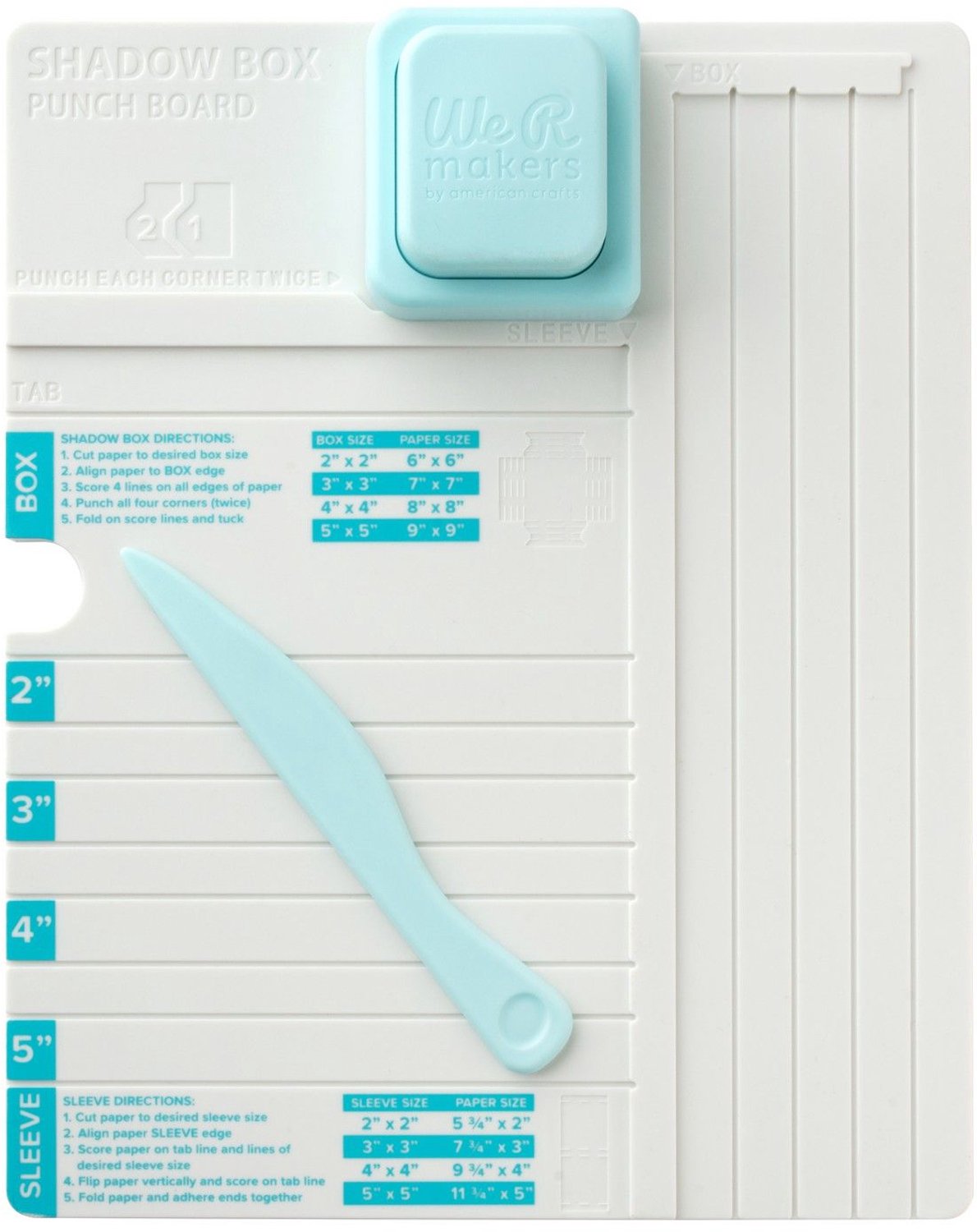 Shadow box punch board - We R