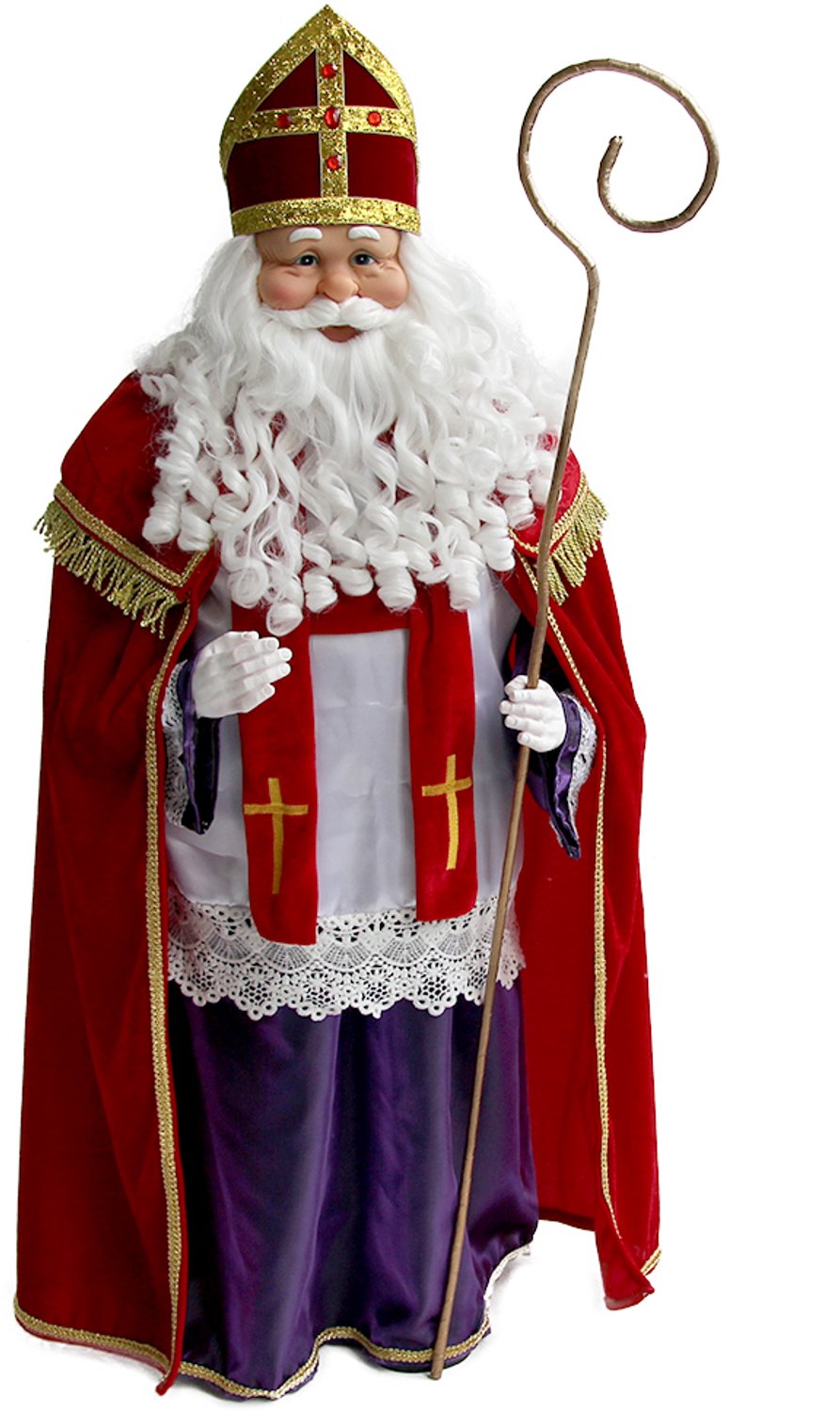 Sinterklaaspop - Sint Nicolaas - handgemaakt - 110 cm- Beekwilder Design