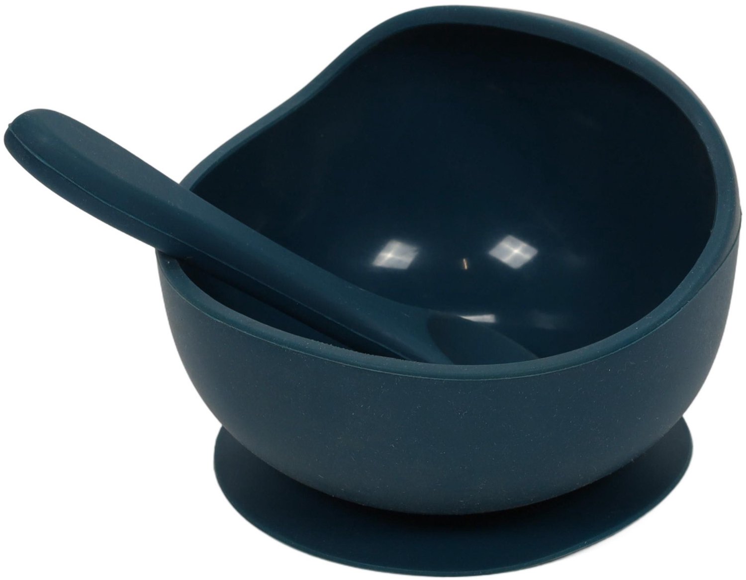 EH Excellent Houseware - Kom met zuignap, Ø 12 cm - blauw