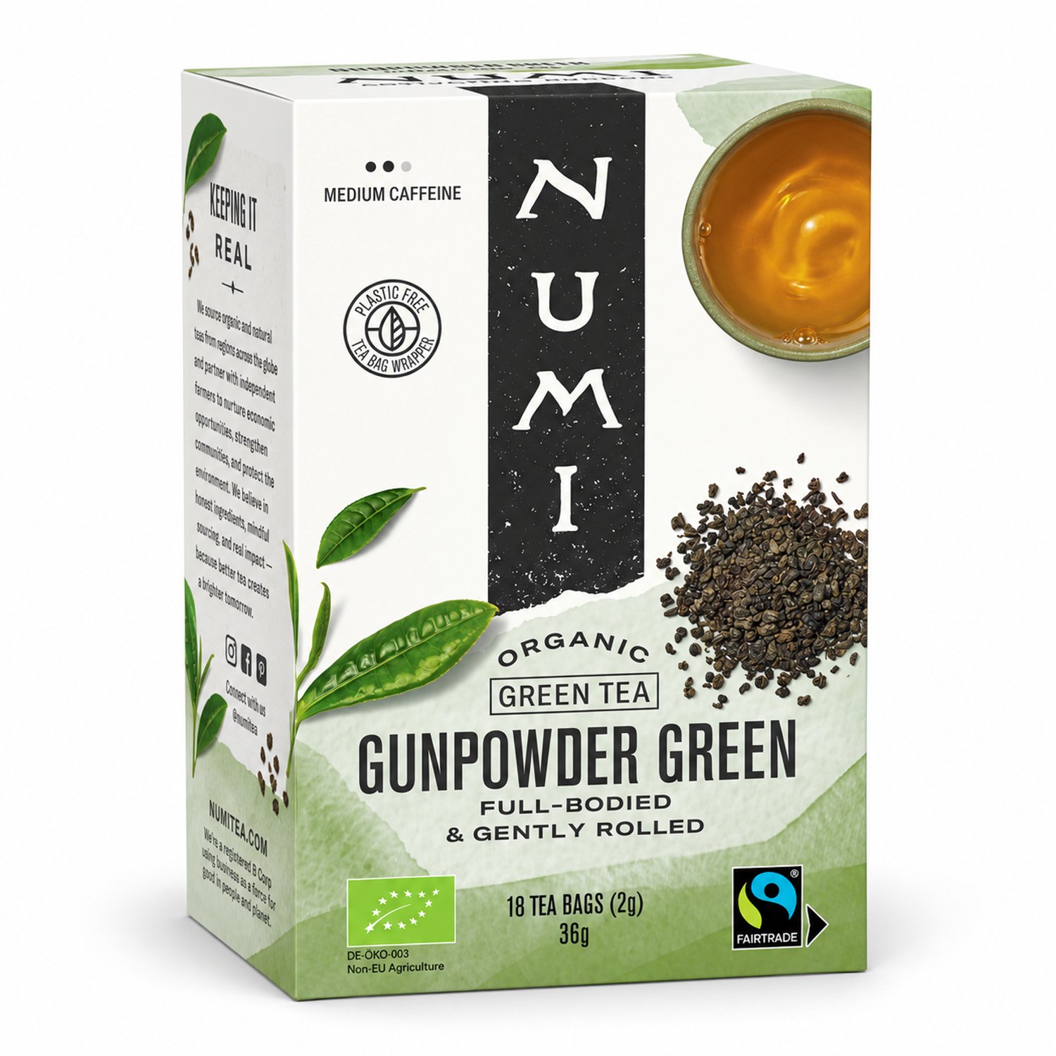 Numi Biologische Gunpowder Green – Biologische Groene Thee - 6 doosjes thee
