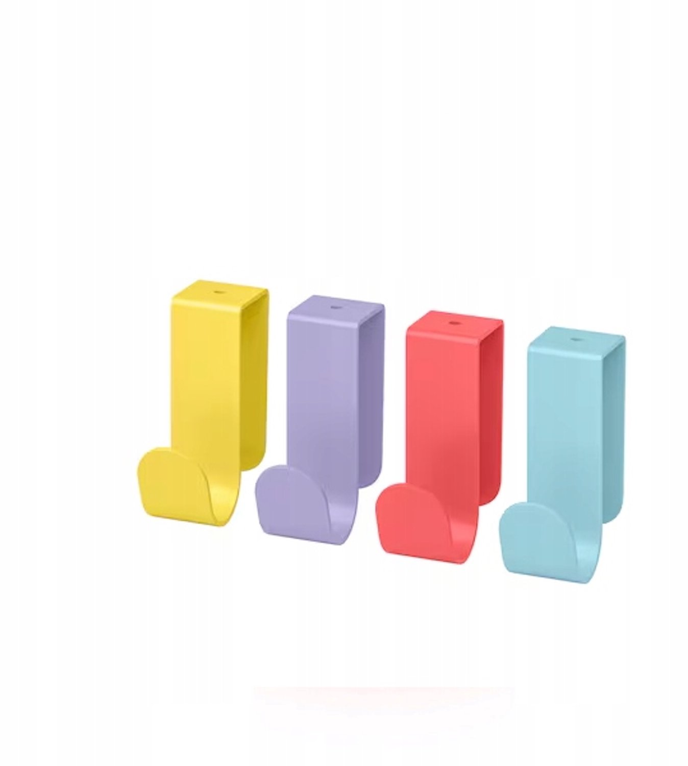 IKEA LÄTTHET Haken & Clips - 4 stuks, Veelkleurig