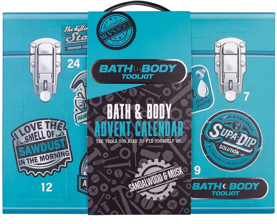 Adventskalender 2026 Man - 24 verrassingen - Stoer cadeau - Adventkalender Volwassenen - Wellness - Geschenkset Mannen - cadeautjes — cadeau in Verzorging - foto 4