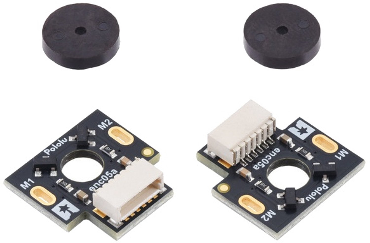 Pololu-3547 Magnetische encoder set, side-entry connector, 12 CPR, 2,7–18 V