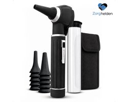 Zorghelden® Otoscoop medisch - Professionele otoscoop - Inclusief LED Licht & Vergrootglas - Medische oor camera