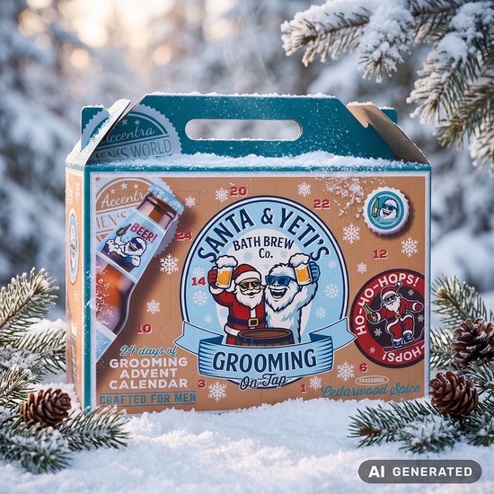 Adventskalender 2026 Man - 24 verrassingen - Stoer pakket - Adventkalender Volwassenen en Kinderen - Wellness - Geschenkset Mannen cadeautjes volwassenen — cadeau in Verzorging - foto 3