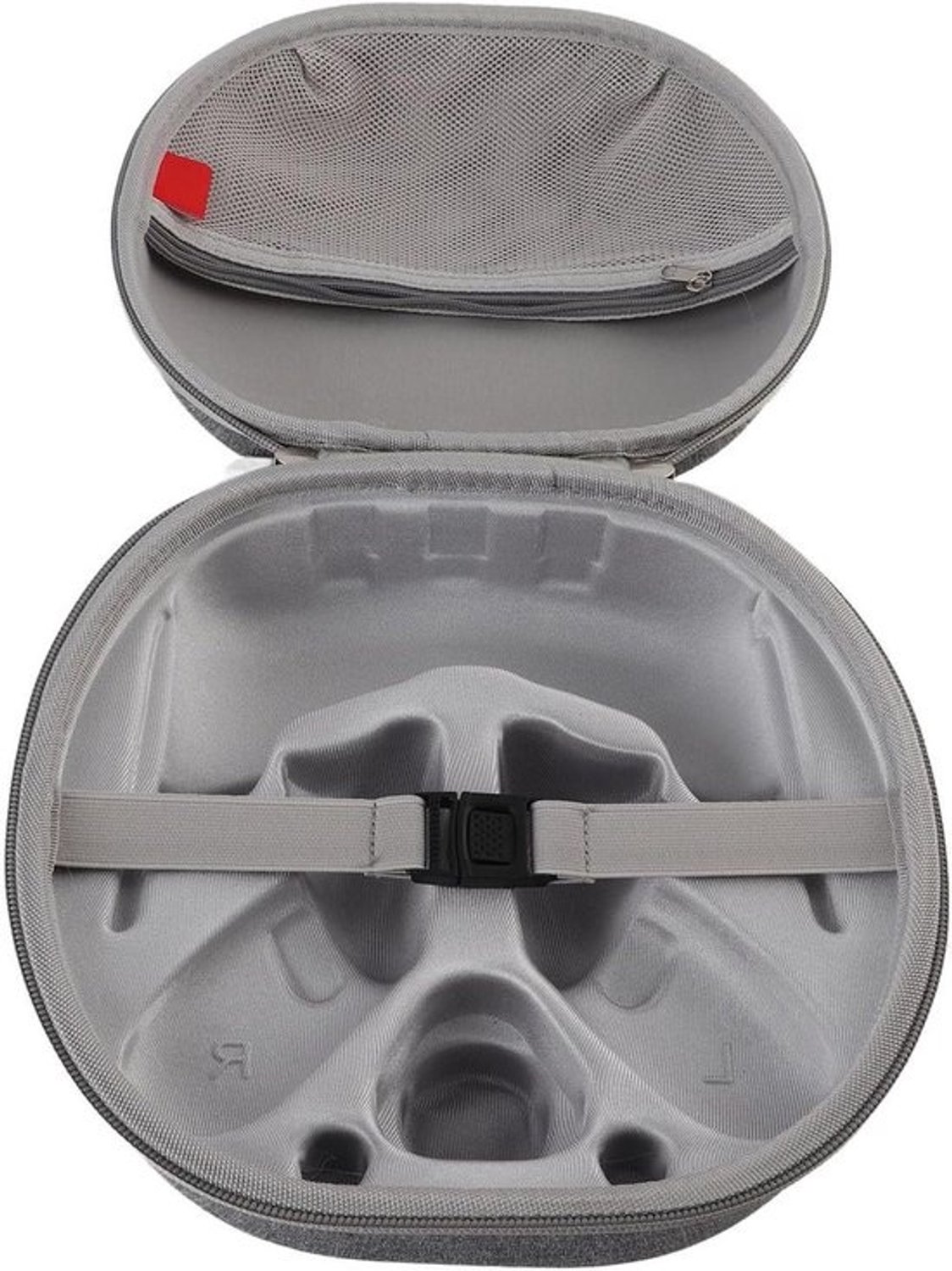 VR Bril Opbergtas - Beschermhoes Draagtas - Veilig Opbergen - Schokbestendig Hardcase - Grote Capaciteit - Grijs