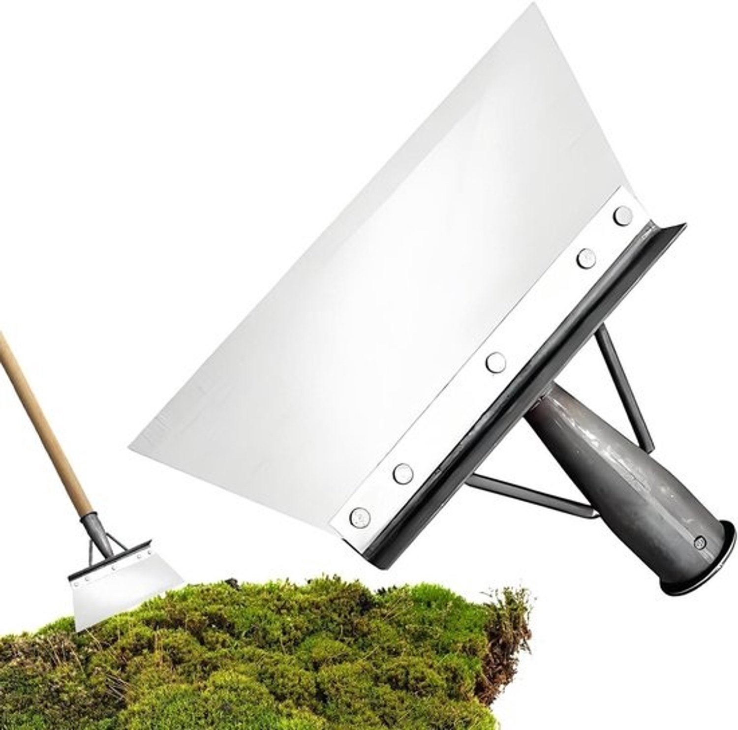 Betonschraper - Tuingereedschap Schep - Tuinranden Vormen - Ergonomisch Antislip - 20 x 10 x 10 cm - Niet gespecificeerd