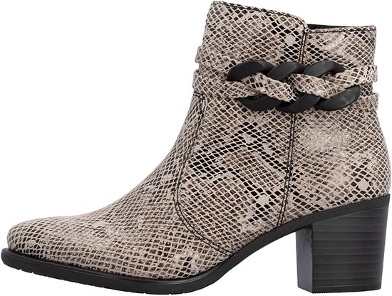 Rieker Enkellaarsjes - Dames - Beige - Maat:37