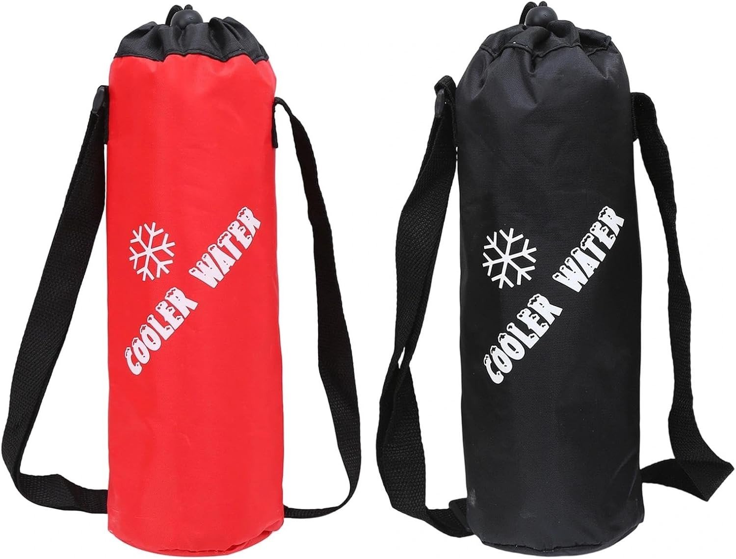 Wijnkoeltas - Zwart/Rood - 30 x 10 cm - Geïsoleerde en Gewatteerde Draagtas - Voor Mannen en Vrouwen