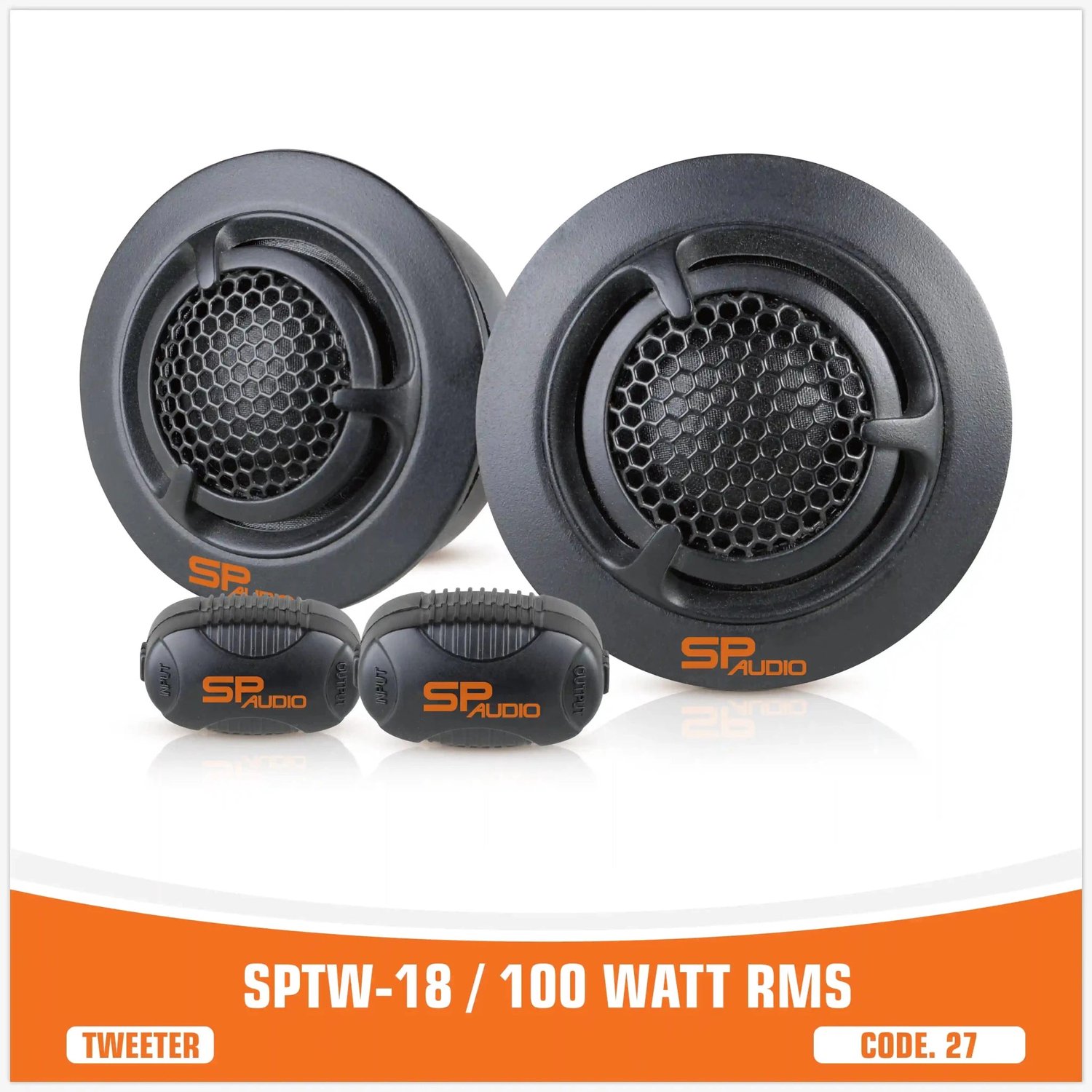 SP Audio SP TW 18 - Tweeterset - 100W RMS / 200W Max - 4 Ohm - Set van 2