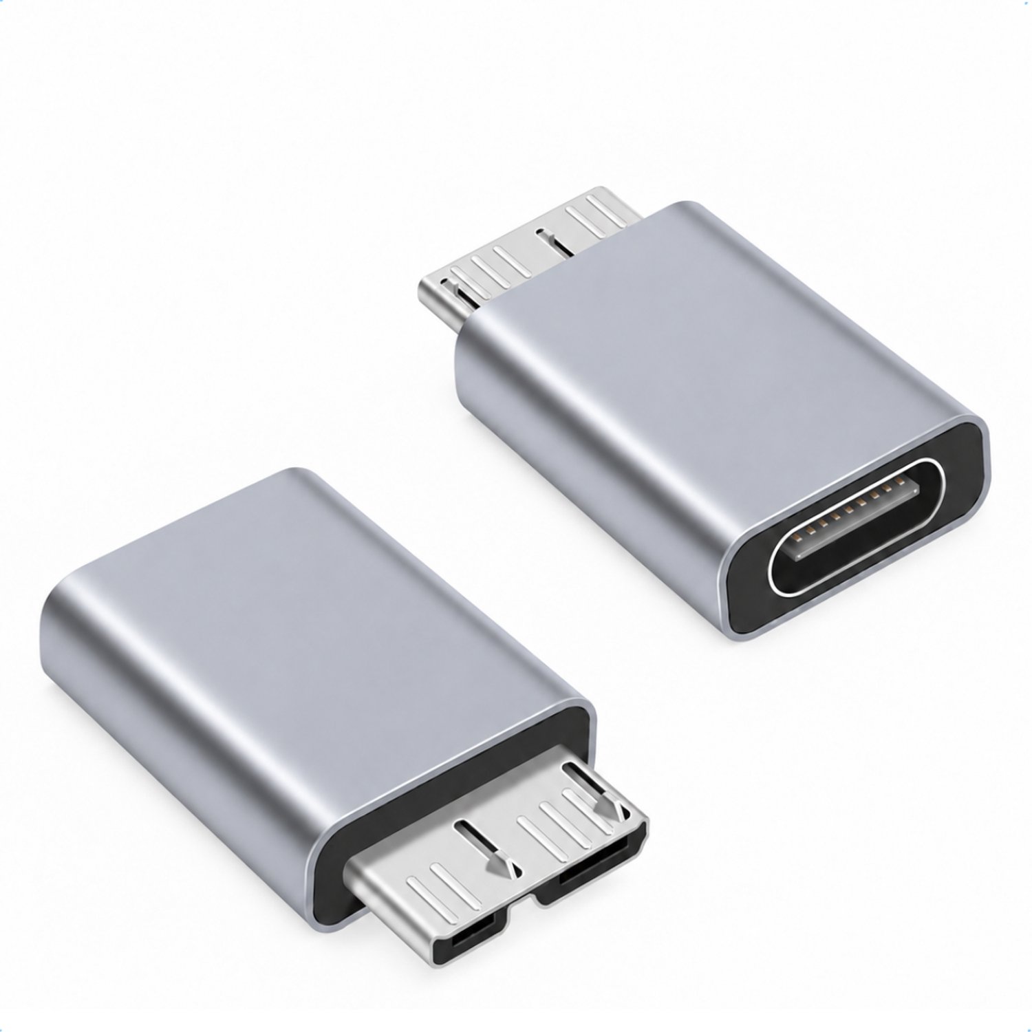Nereb – USB-C naar Micro USB-B 3.0 Adapter - USB 3.0 - Micro-B Male naar USB-C Female