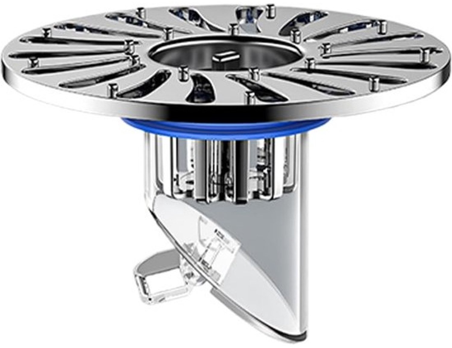 Afvoerputje Kern - Douche Afvoer - Geur Vrij - Automatisch Sluitmechanisme - 72x5x3 cm - Zilver