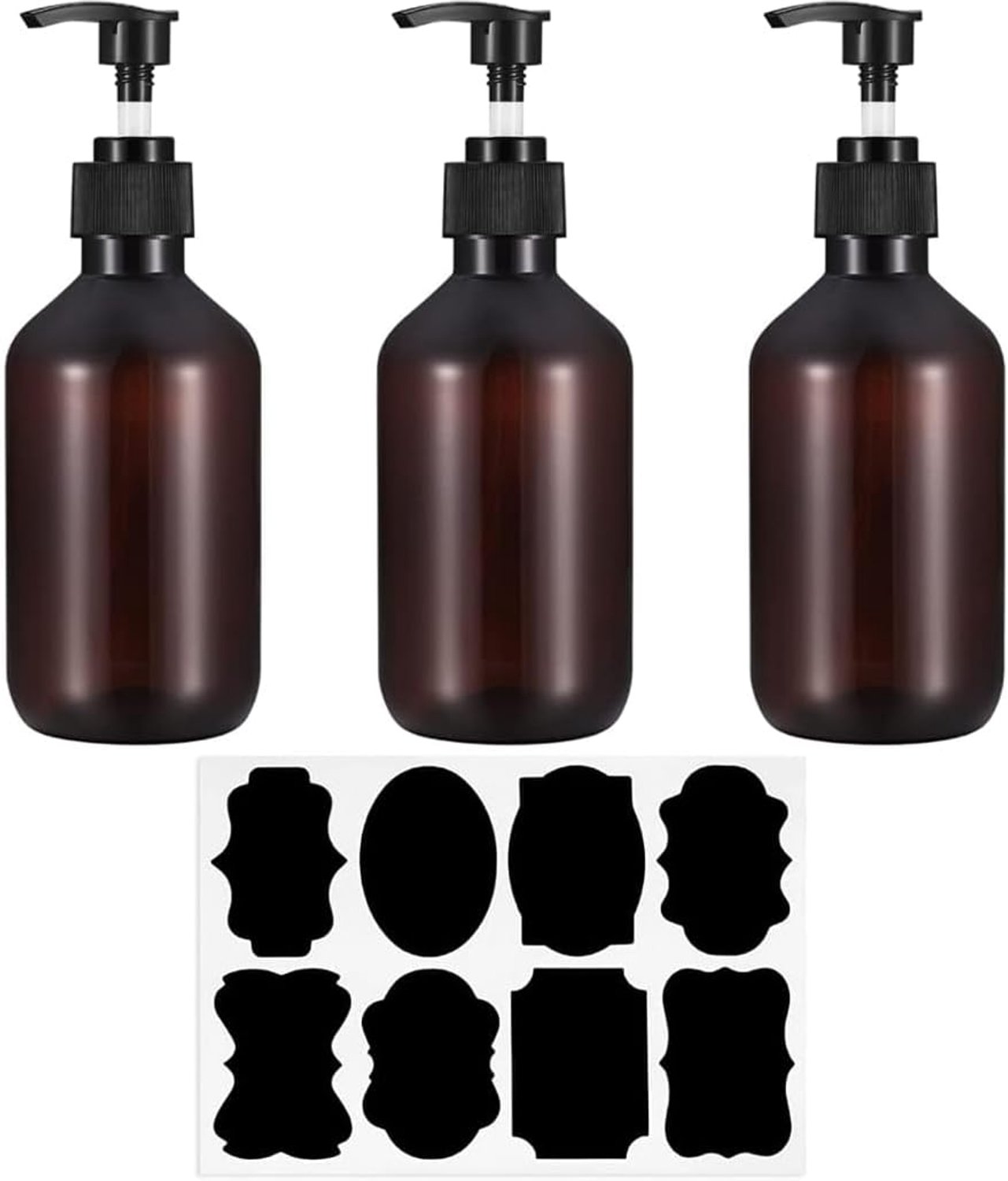 Pompdispenser 3 Stuks - Lege Shampoo Fles - Ergonomisch Ontwerp - Perfect Voor Douche - ShopVlot