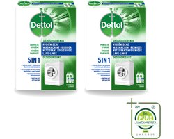 2 x Dettol - Hygiënische Wasmachine Reiniger - 5-in1 Formule - 500ml - Grootverpakking - Vaatwasstrips - Wasmachine Reiniger - Hygiëne Wasmachine - Wasmachine Reinigen - Wasmachine Reiniger 5 In 1 - Wasmachine Geur