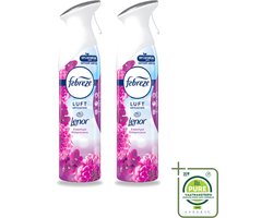 2 x Febreze Amethist Luchtverfrisser Spray - Frisse Bloemen Geur - 300ml - Grootverpakking - Vaatwasstrips - Luchtverfrisser - Geurverwijdering - Frisse Geur - Amethyst - Amethyst Bloesem Droom