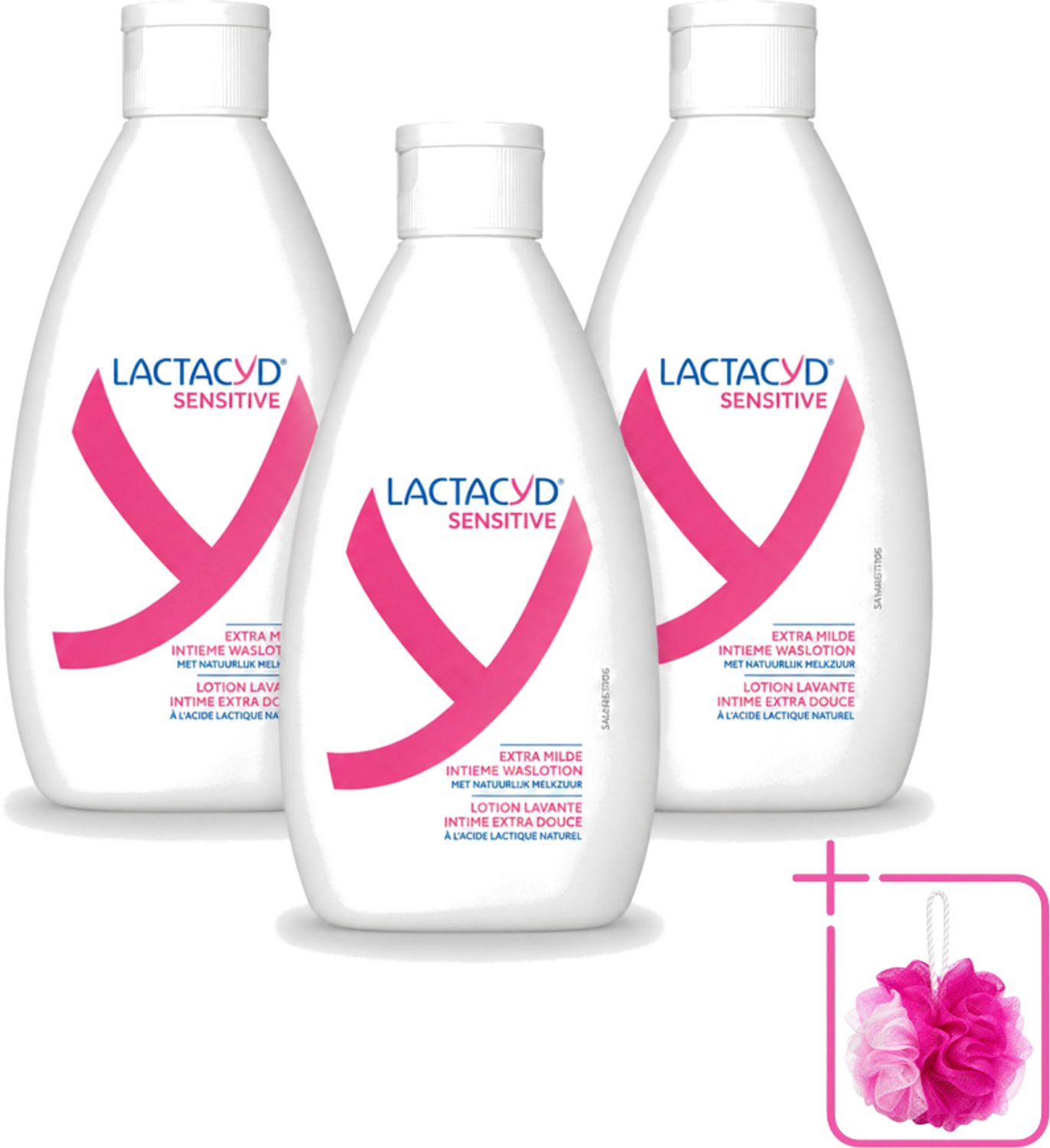 3 x Lactacyd Sensitive - Intieme Waslotion - Extra Gevoelig - Met Natuurlijk Melkzuur - 300 ml - Bulkverpakking - Intieme waslotion - Gevoelige huid