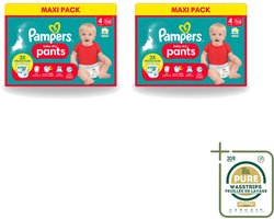 2 x Pampers - Baby-Dry Pants - Luierbroekjes - Maat 4 (9-15 kg) - Extra Droog - 90 Luiers - Wasstrips - Baby Luier - Droge Luier - Luier 9-15 Kg - Luier Voor Baby - Luier Tegen Lekken