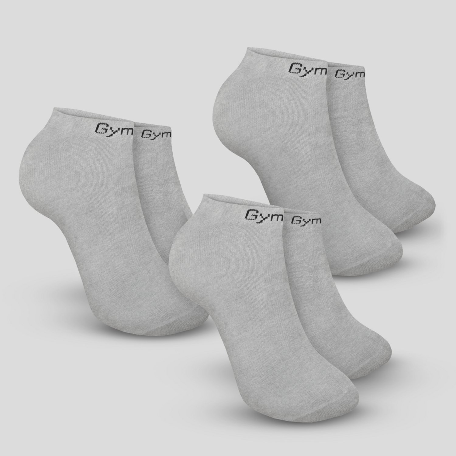 GymBeam Enkelsokken 3Pack Grijs S