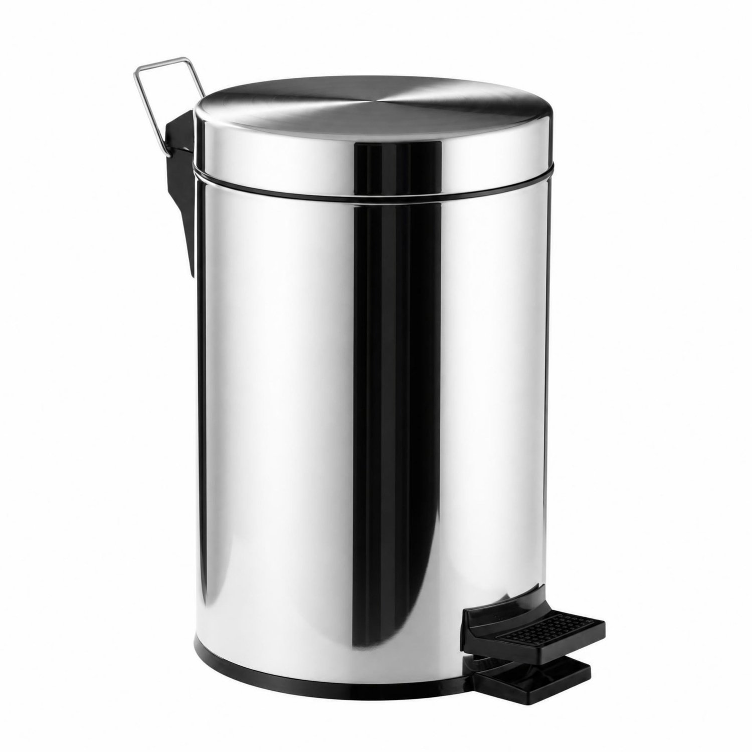 Pedaalemmer Chroom - 5 liter - Prullenbak - Badkamer - Toilet - Afvalemmer - Softclose - RVS