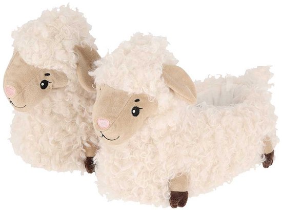 Apollo Schaap Pantoffels - Dames - Wit