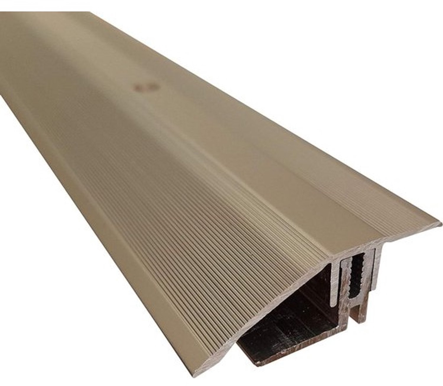 Hoogtecompensatieprofiel - Vloerprofiel - Vloeren Afwerken - Automatische Hoogte-instelling - 100 cm - Brons Licht