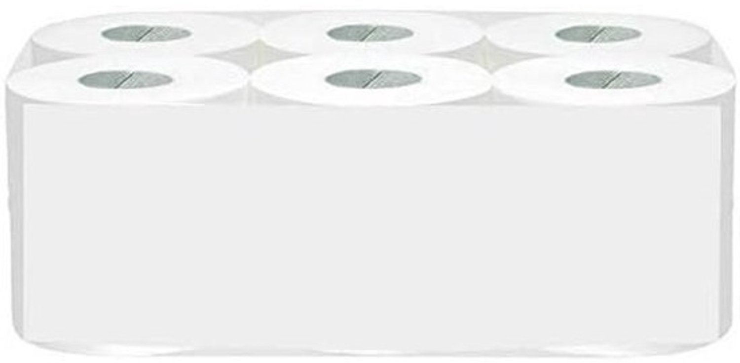 Toiletpapier Mini Jumbo - Grote rollen - Huishoudelijk gebruik - 2-laags cellulose - 145 meter - Wit